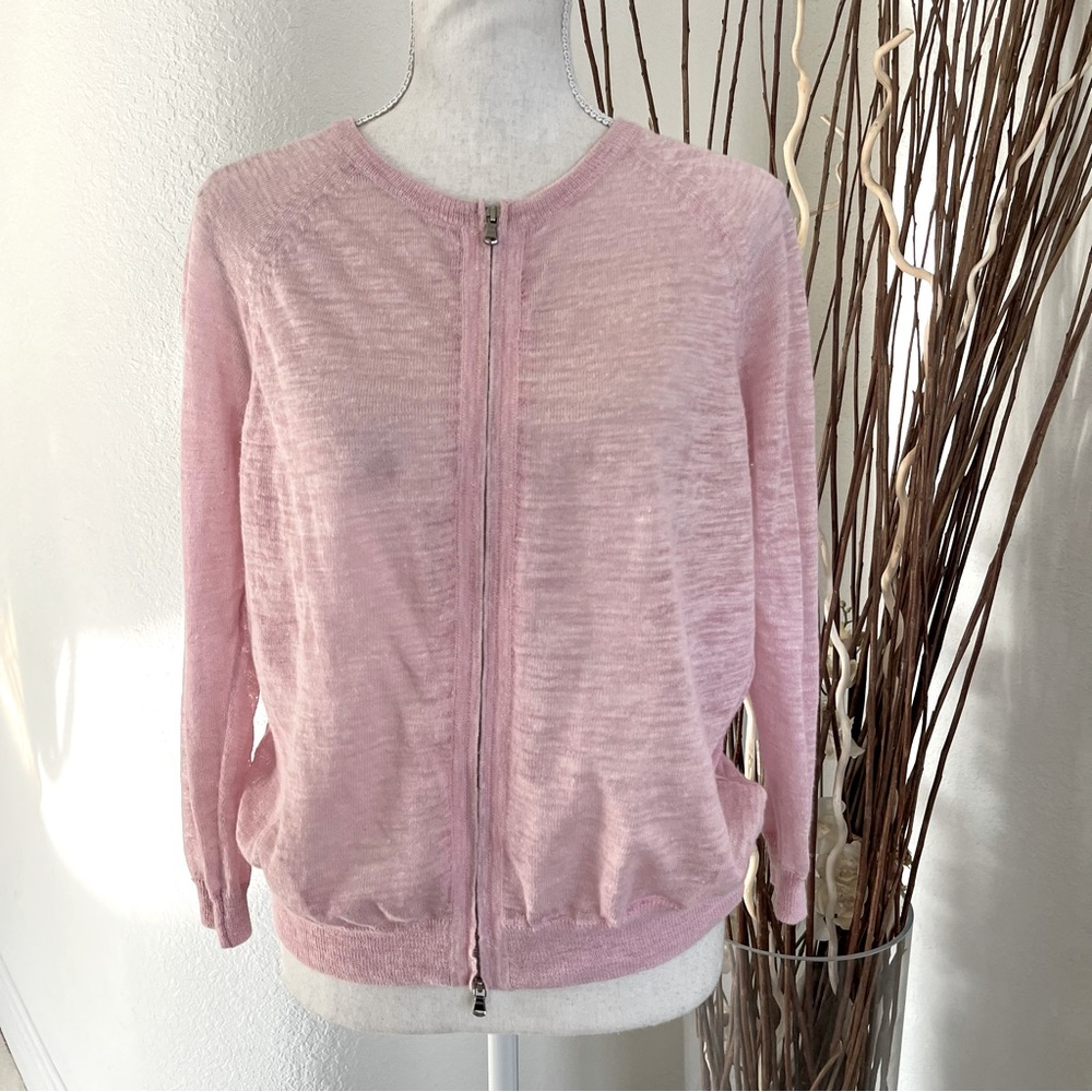J. Crew Light Pink Cárdigan Size Small